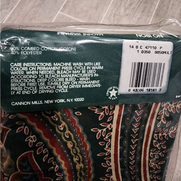 Vintage Cannon 2x Pillow Shams - Picture 5 of 7